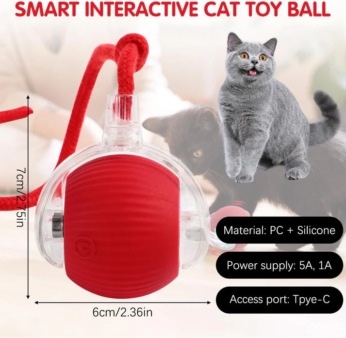 Interactive Rolling Ball For Cat
