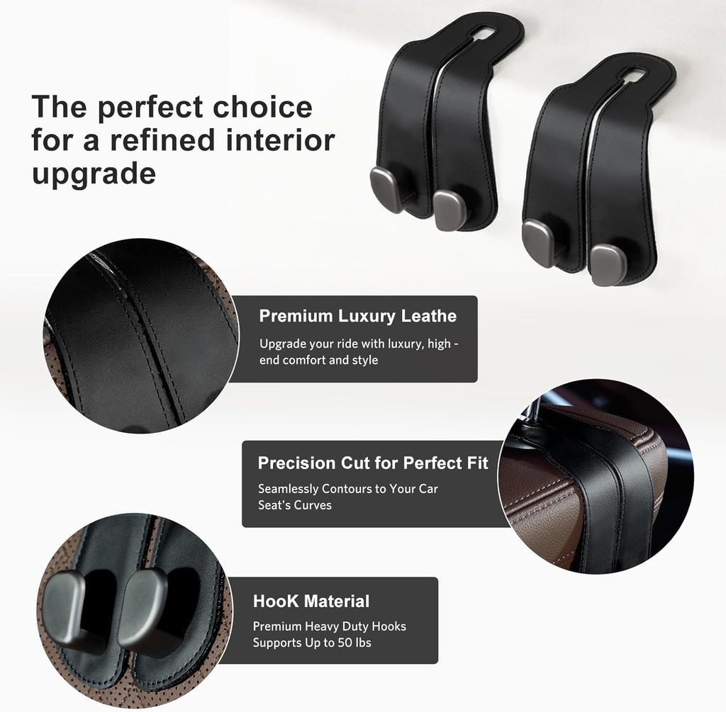 Car Seat Headrest Hook (Pack of 4)