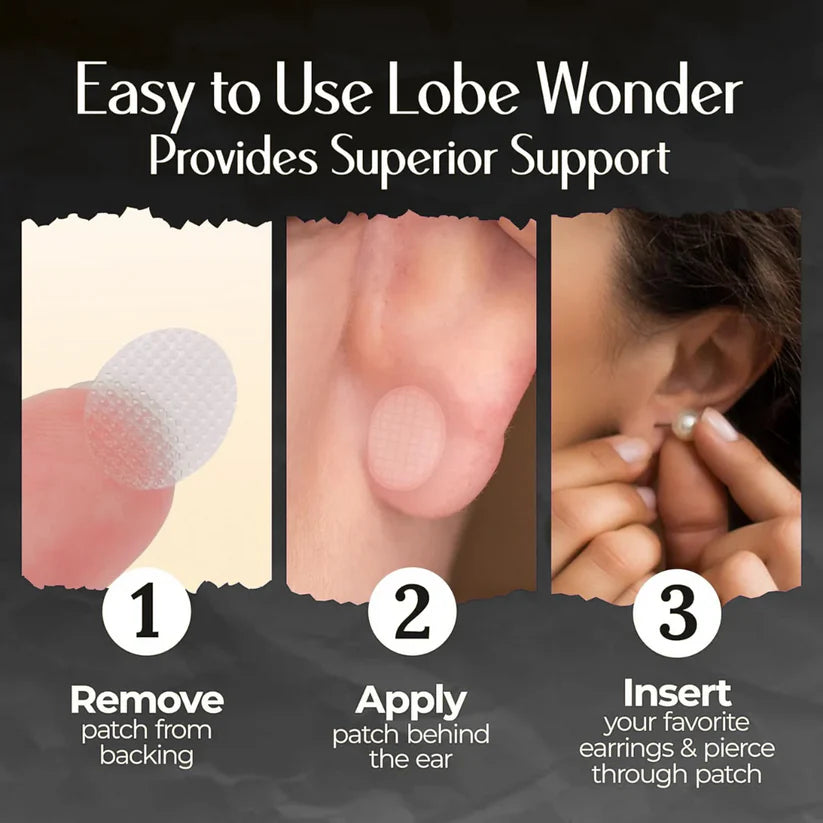 Premium Earlobe Support Patches (100 PCS)